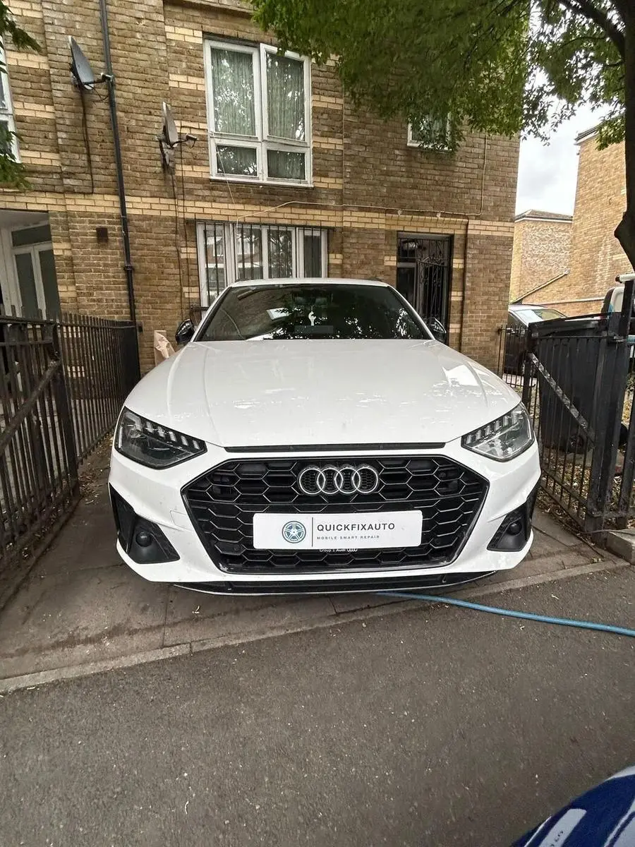 Audi bodywork repair finished at the customer's home