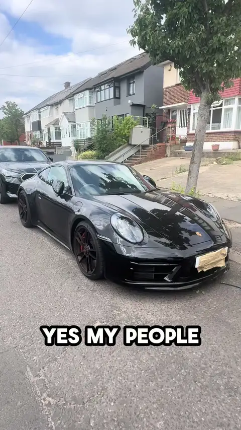 Porsche body panel being prepared for a smart repair